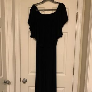 EMMA and MICHELLE Navy Blue Jumpsuit with Belt